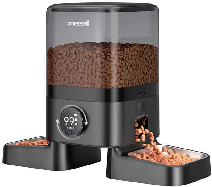 Double Intelligent Feed Dispenser 5L Oneisall PF10
