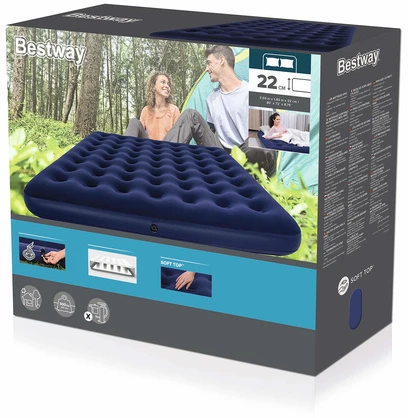 Bestway 67004 pripučiamas čiužinys Dvivietis čiužinys Mėlyna