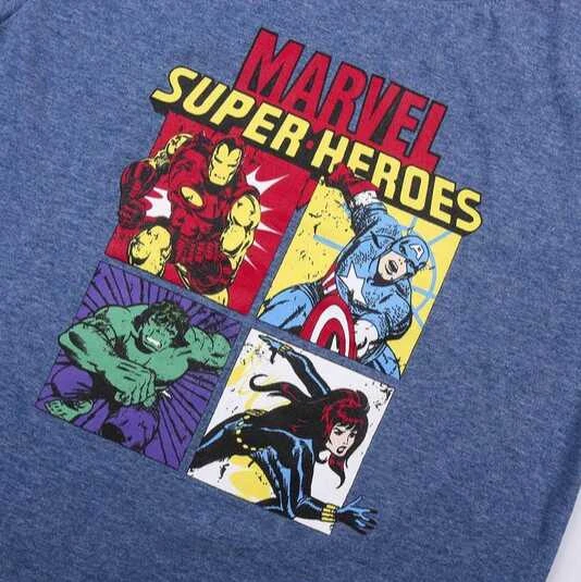Drabužių rinkinys Marvel Tamsiai mėlyna 128cm