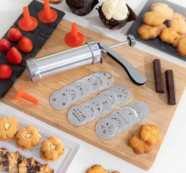 Du viename sausainių gaminimo aparatas ir dekoravimo priemonė Prekies InnovaGoods