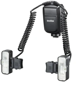 Dvigubos galvutės makro blykstė GODOX MF-T76, skirta Nikon