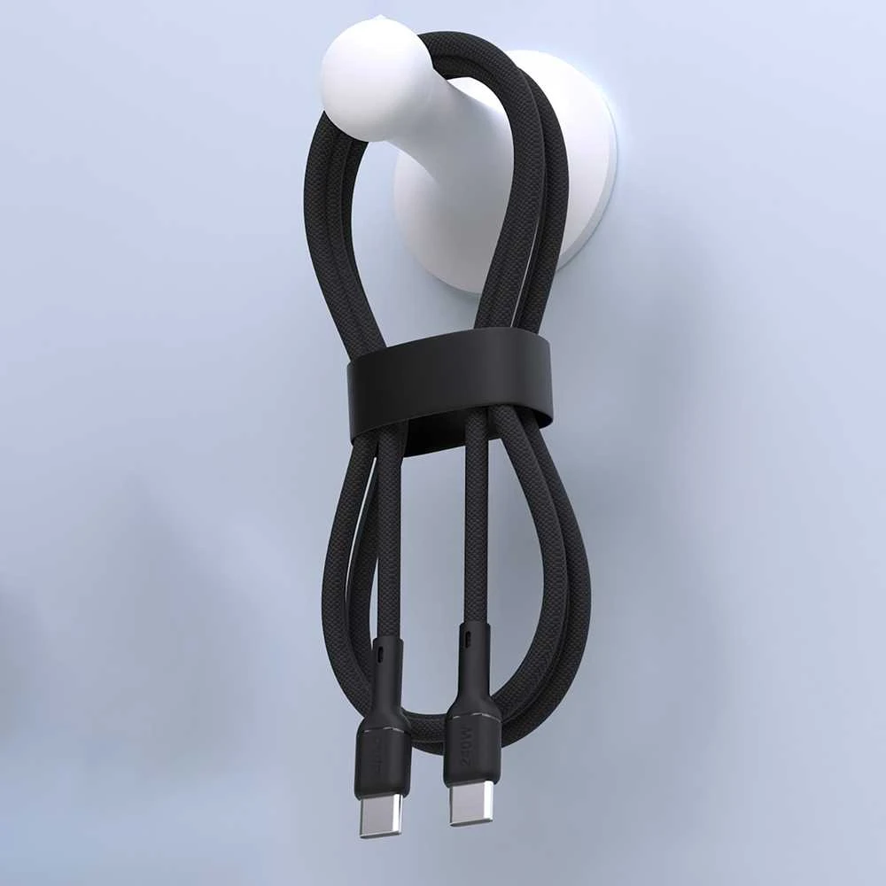 Dudao L9C Max 240W PD USB-C - USB-C 2m Cable - Juodas