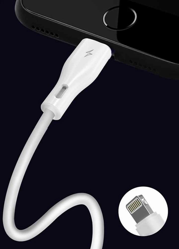 USB kabelis Dudao (L2) lightning 1m (5A) baltas