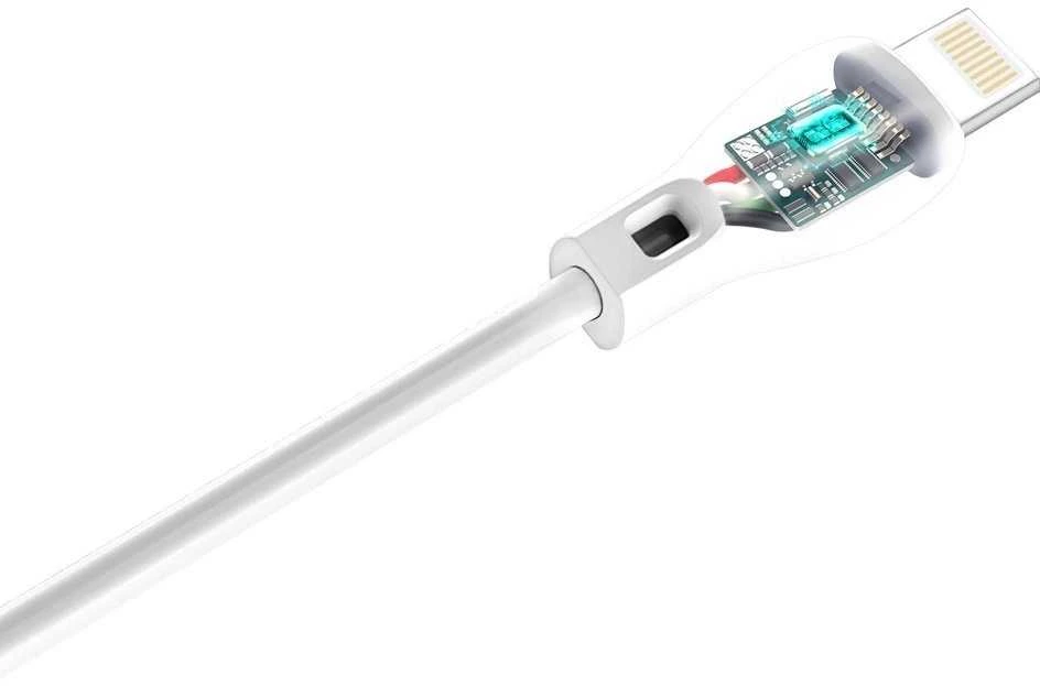 Dudao USB / Lightning kabelis 2.4A 1m baltas (L4L 1m baltas)