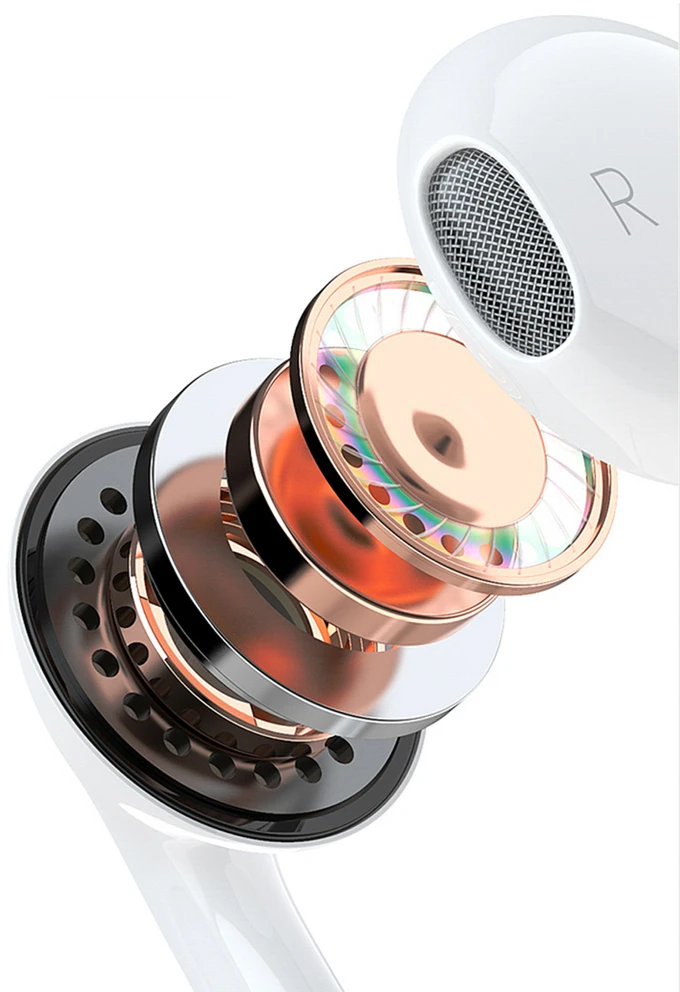 Dudao X14PROL-W1 Lightning In-Ear Ausinės - Baltas