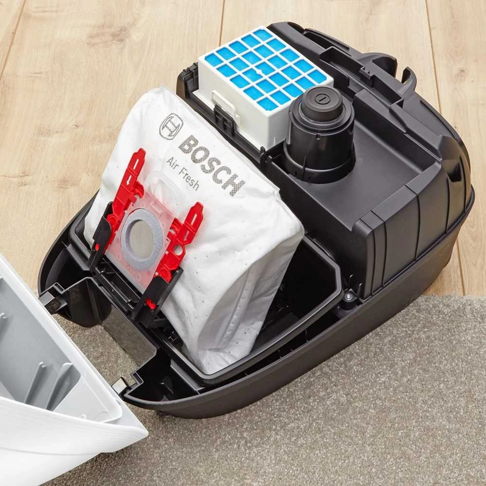 Dulkių siurblys Bosch BGL6HYG1 Serie | 6 su maišeliu ProHygienic, baltas