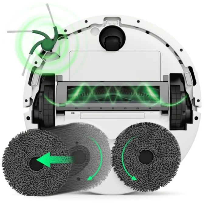iRobot Roomba Combo 575 baltas robot vacuum cleaner + AutoWash docking station