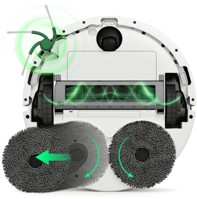 Robotas Dulkių Siurblys - iRobot Roomba Plus 515 Combo 22 000 Pa Balta