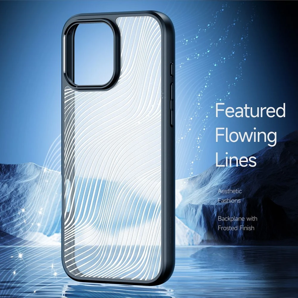 Dux Ducis dėklas AIMO MAG compatible su MagSafe skirtas iPhone 16 Pro Max juodos spalvos