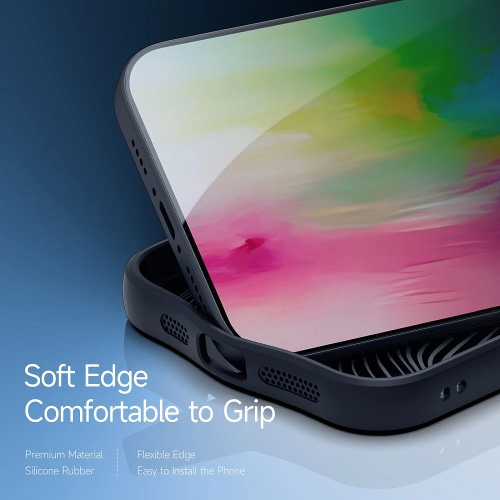 Dux Ducis dėklas AIMO MAG compatible su MagSafe skirtas iPhone 16 Pro Max juodos spalvos