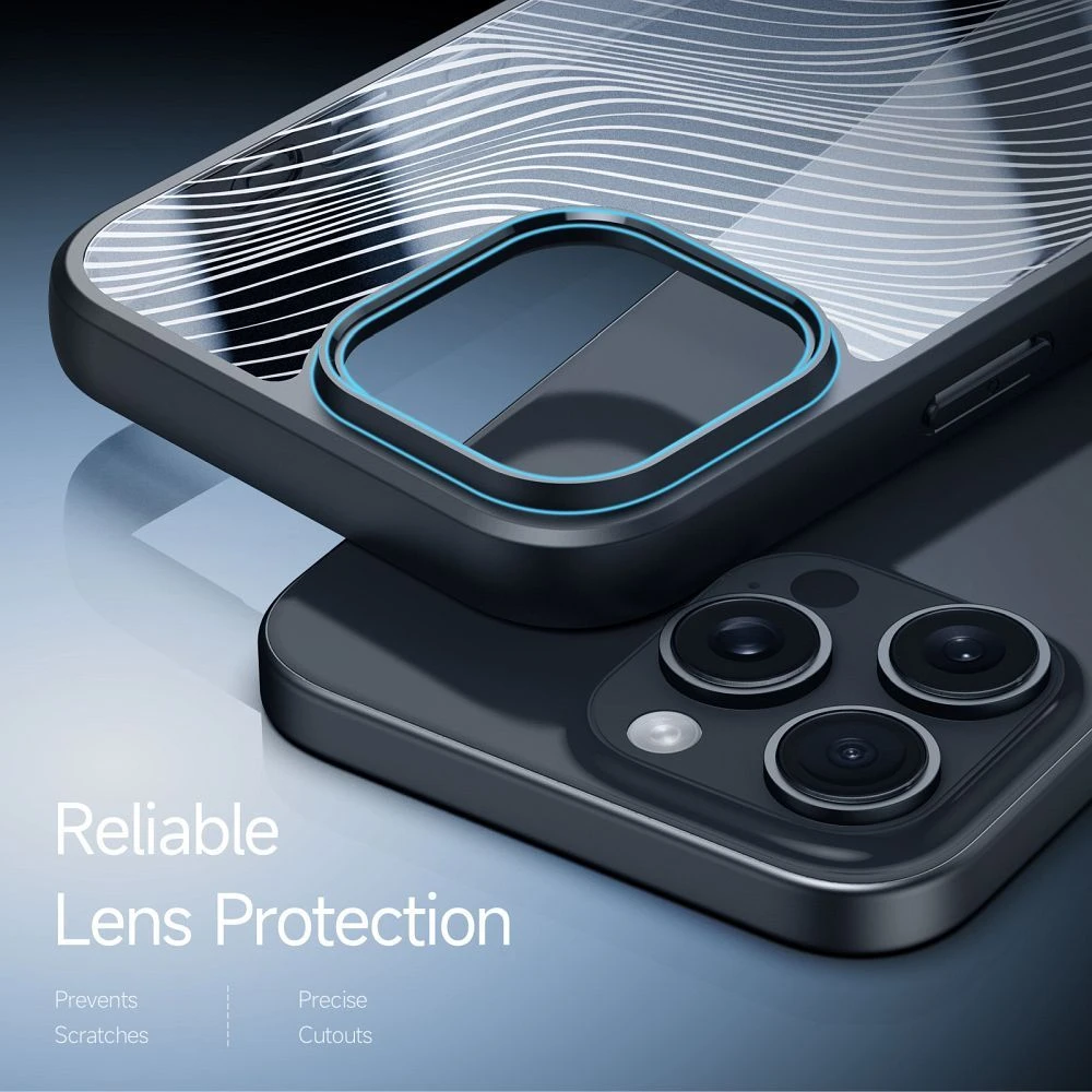Dux Ducis dėklas AIMO MAG compatible su MagSafe skirtas iPhone 16 Pro Max juodos spalvos