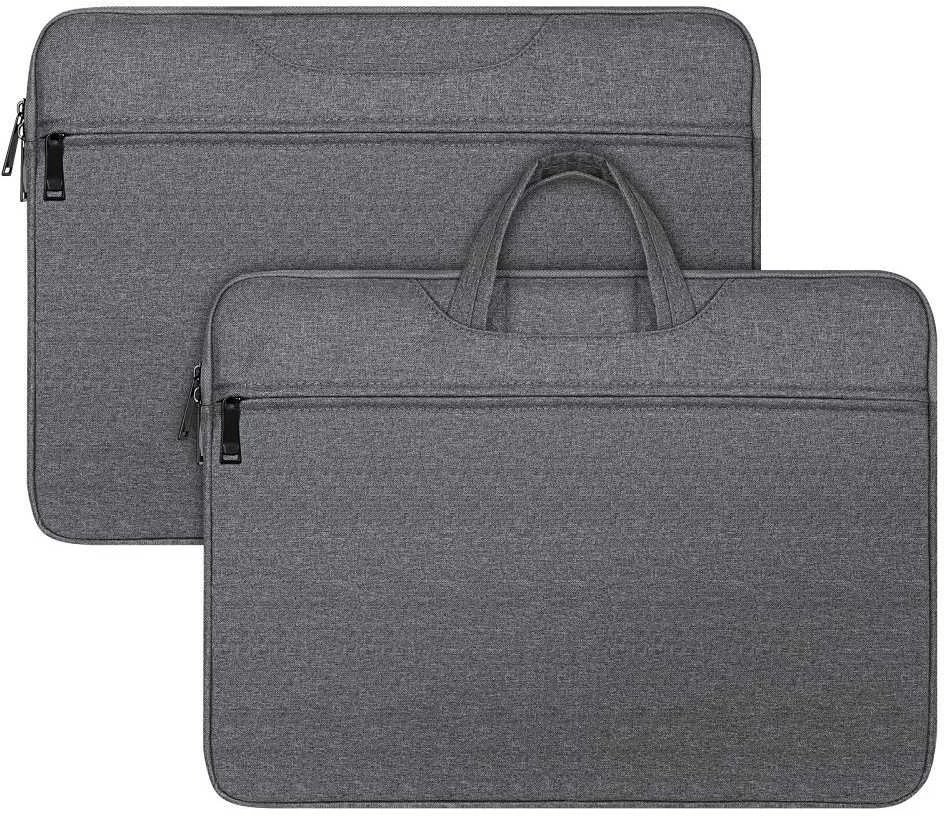 DUX DUCIS bag LBTC for laptop 13-13.9" Horizontal Handbag dark pilkas