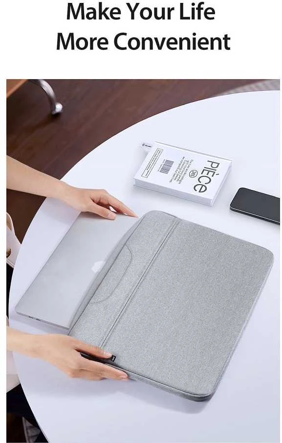 DUX DUCIS bag LBTC for laptop 14-15,4" Horizontal Handbag light pilkas