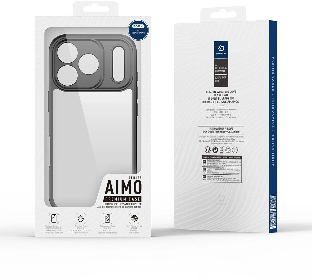 Dėklas DUX DUCIS case AIMO for iPhone 17 Pro Max / 18 Pro Max juodas