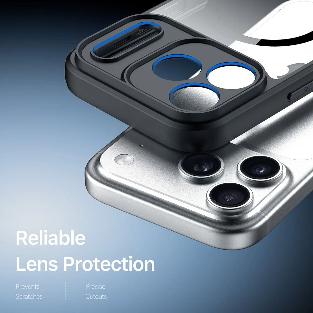 Dėklas DUX DUCIS case AIMO MAG compatible with MagSafe for iPhone 17 Pro / 18 Pro juodas
