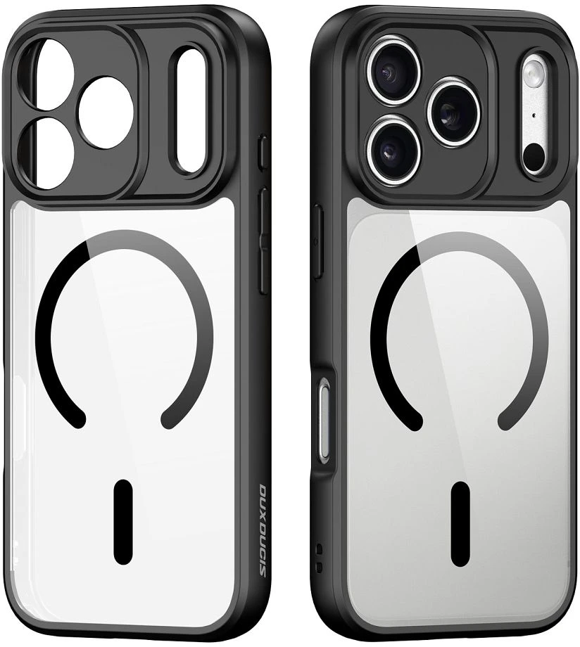 Dėklas DUX DUCIS case AIMO MAG compatible with MagSafe for iPhone 17 Pro Max / 18 Pro Max juodas