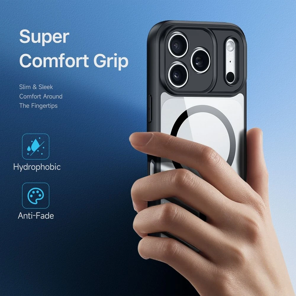Dėklas DUX DUCIS case AIMO MAG compatible with MagSafe for iPhone 17 Pro / 18 Pro juodas