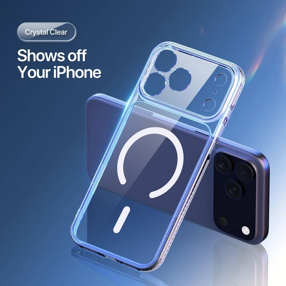Dėklas DUX DUCIS case CLIN MAG compatible with MagSafe for iPhone 17 Pro / 18 Pro transparent