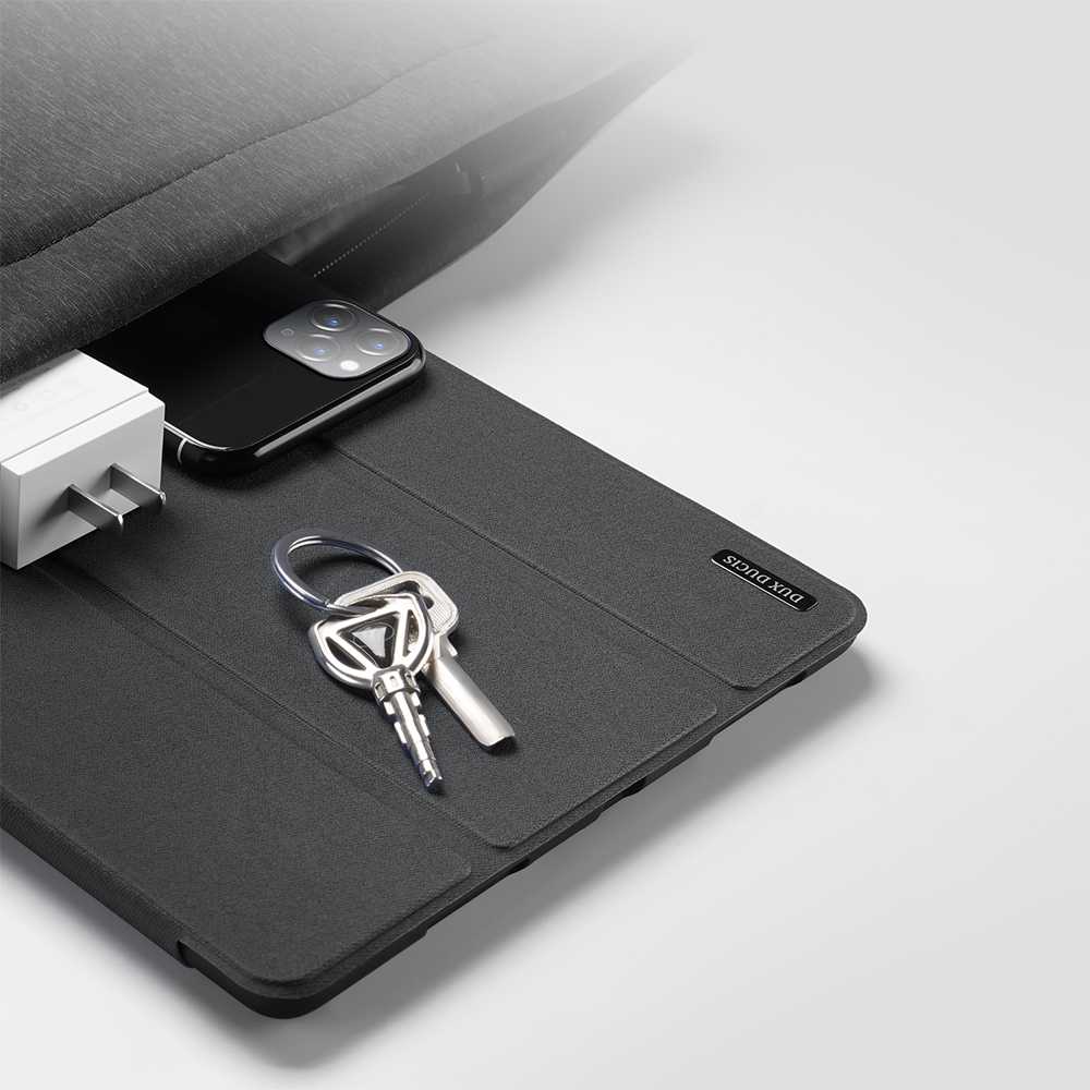 Dėklas Dux Ducis Domo Apple iPad Air 4/5/6/7/M4 2020/2022/2024/2025/2026 10.9/11 juodas