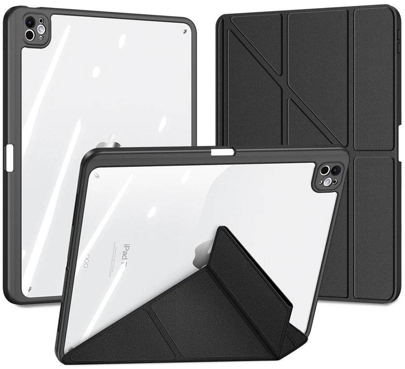 Dux Ducis Magi dėklas iPad Pro 11" (2024/2025) su stovu – juodas