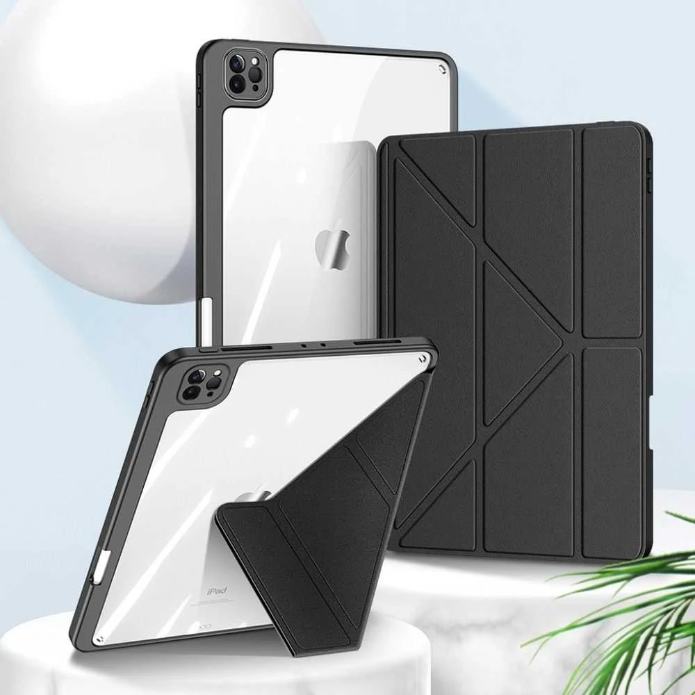 DUX DUCIS dėklas MAGI su pieštuko laikikliu iPad Pro 11 (2018/2020/2021/2022) juodas
