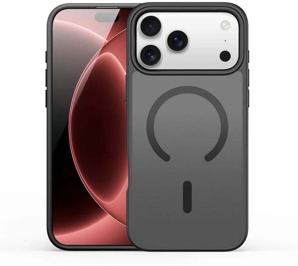 DUX DUCIS dėklas YIND, suderinamas su MagSafe, skirtas iPhone 18 Pro / 17 Pro (atviro žiedo versija) juodas