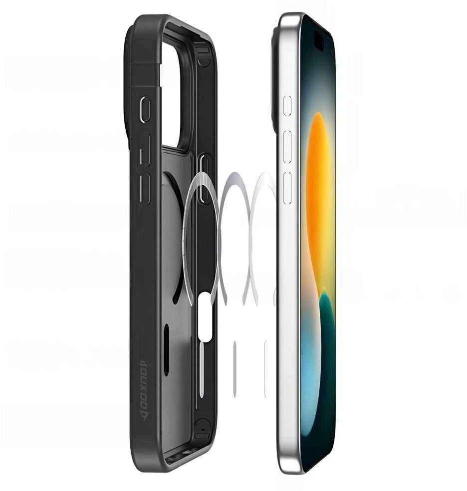 Dux Ducis Yind Apple iPhone 17 Air dėklas Compatible su MagSafe – juodos spalvos