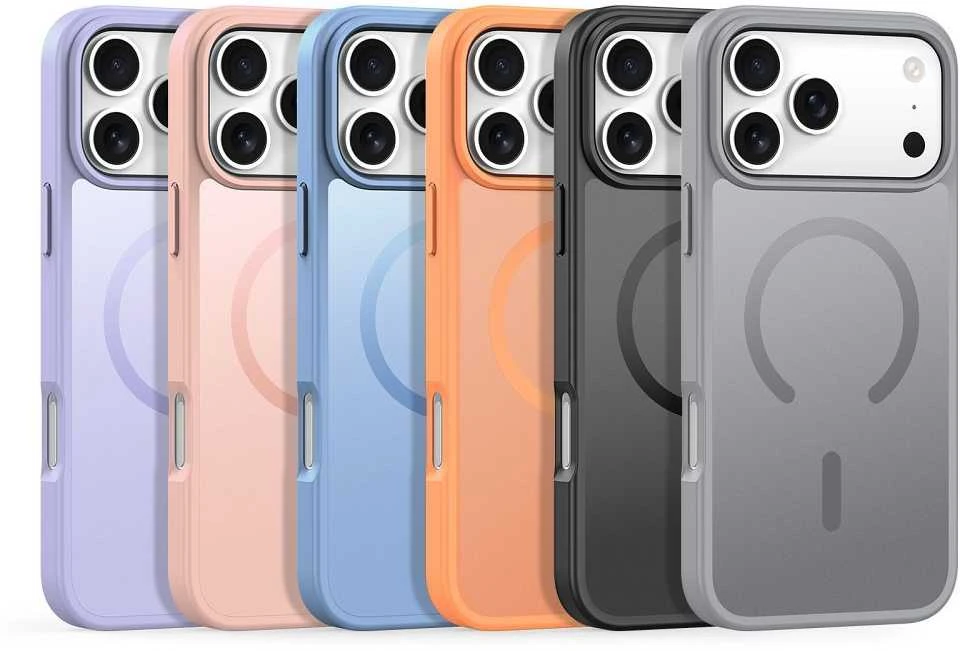DUX DUCIS dėklas YIND, suderinamas su „MagSafe“, skirtas IPHONE 17 PRO, pilkas