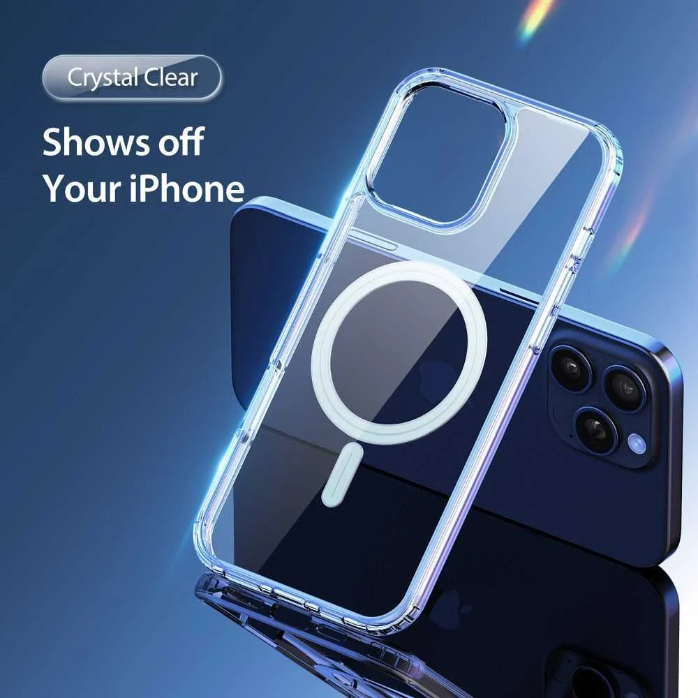 Dux Ducis dėklas CLIN MAG compatible su MagSafe skirtas Apple iPhone 16 Pro skaidrus