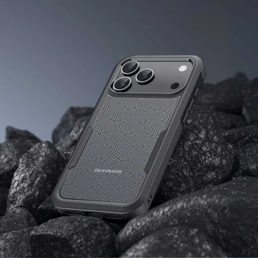 DUX DUCIS dėklas SHLD skirtas IPHONE 17 PRO trikampiui