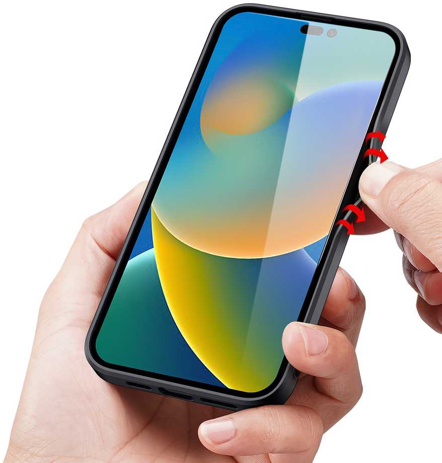 Dux Ducis Fino dėklas skirtas iPhone 14 Pro, mėlynas