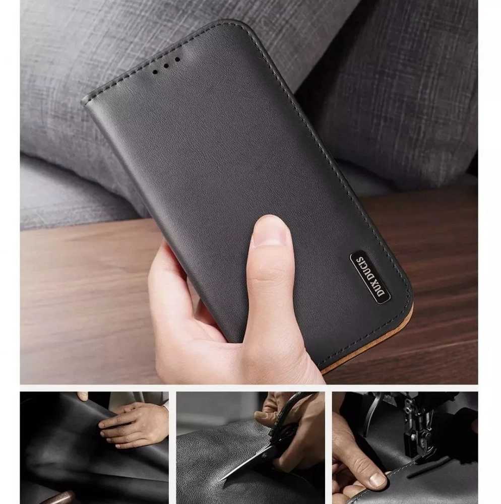 Dux Ducis LEADER LEADER piniginės dėklas HIVO, skirtas IPHONE 15 Pro raudonas