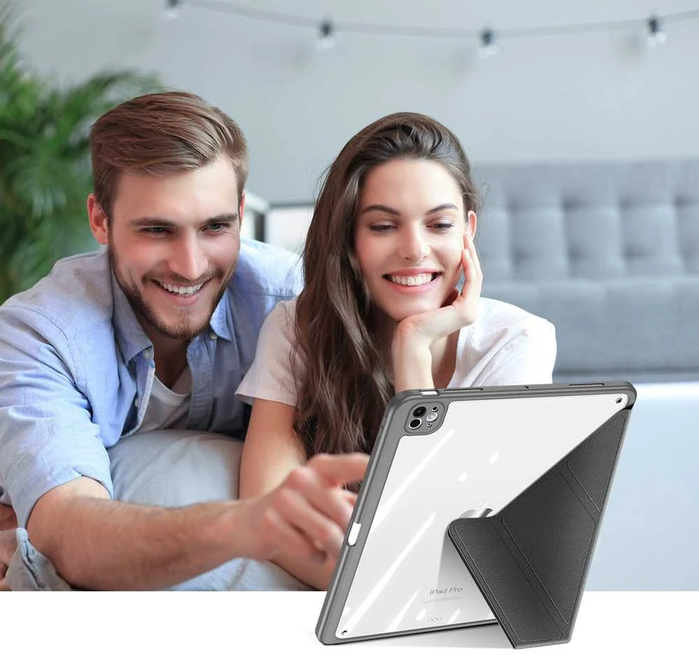 Dux Ducis "Magi" skirtas Apple iPad Pro 11 (2024) pilkas