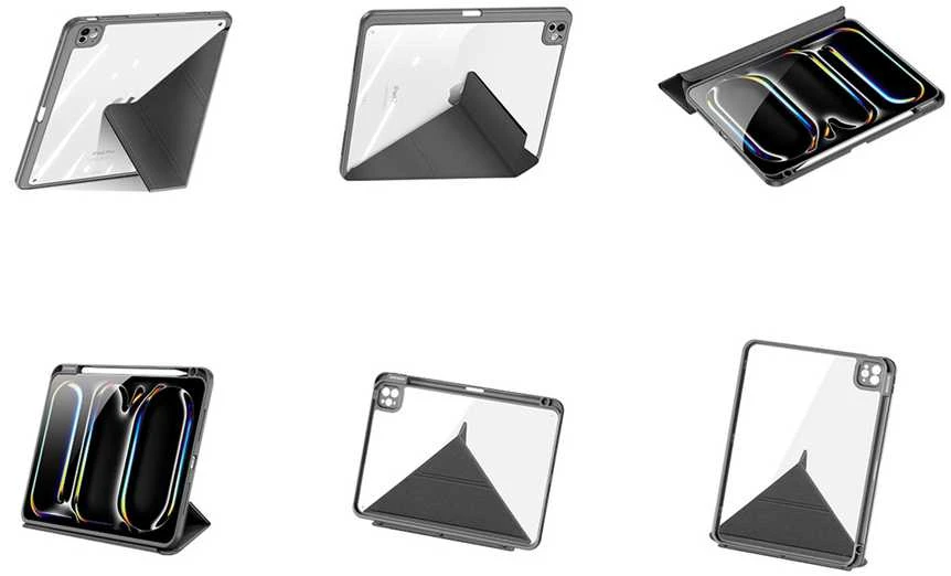 Dux Ducis "Magi" skirtas Apple iPad Pro 11 (2024) pilkas