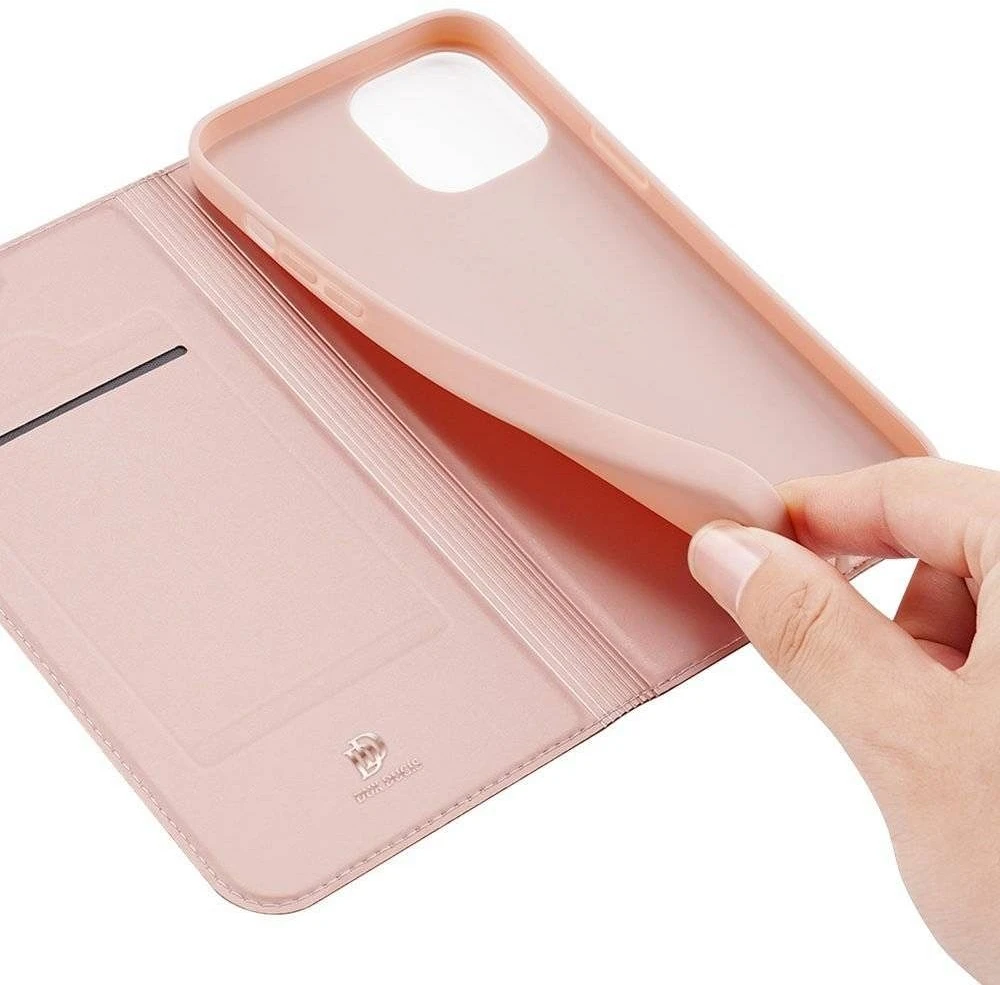 Dux Ducis Skin Pro dėklas skirtas iPhone 13 Pro Max, rožinis