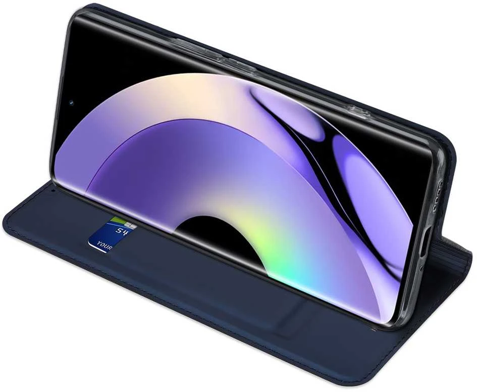 Dux Ducis Skin Pro dėklas skirtas Realme 10 Pro+, mėlynas