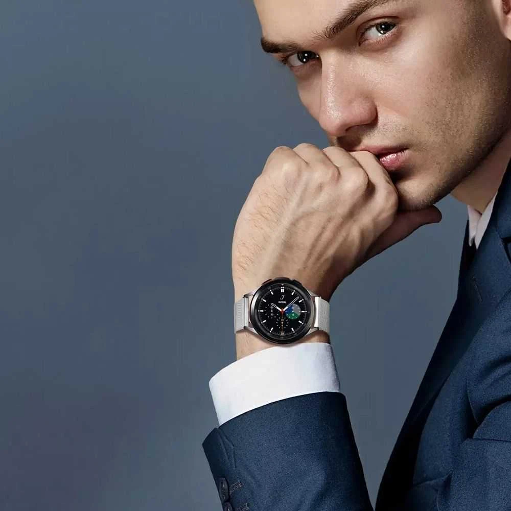 Apyrankė Dux Ducis Milanese Series For Smartwatches 20mm Sidabrinis