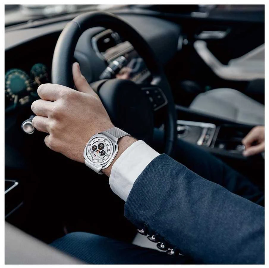 DUX DUCIS dirželis MILANESE nerūdijančio plieno magnetinis 47 mm sidabrinis