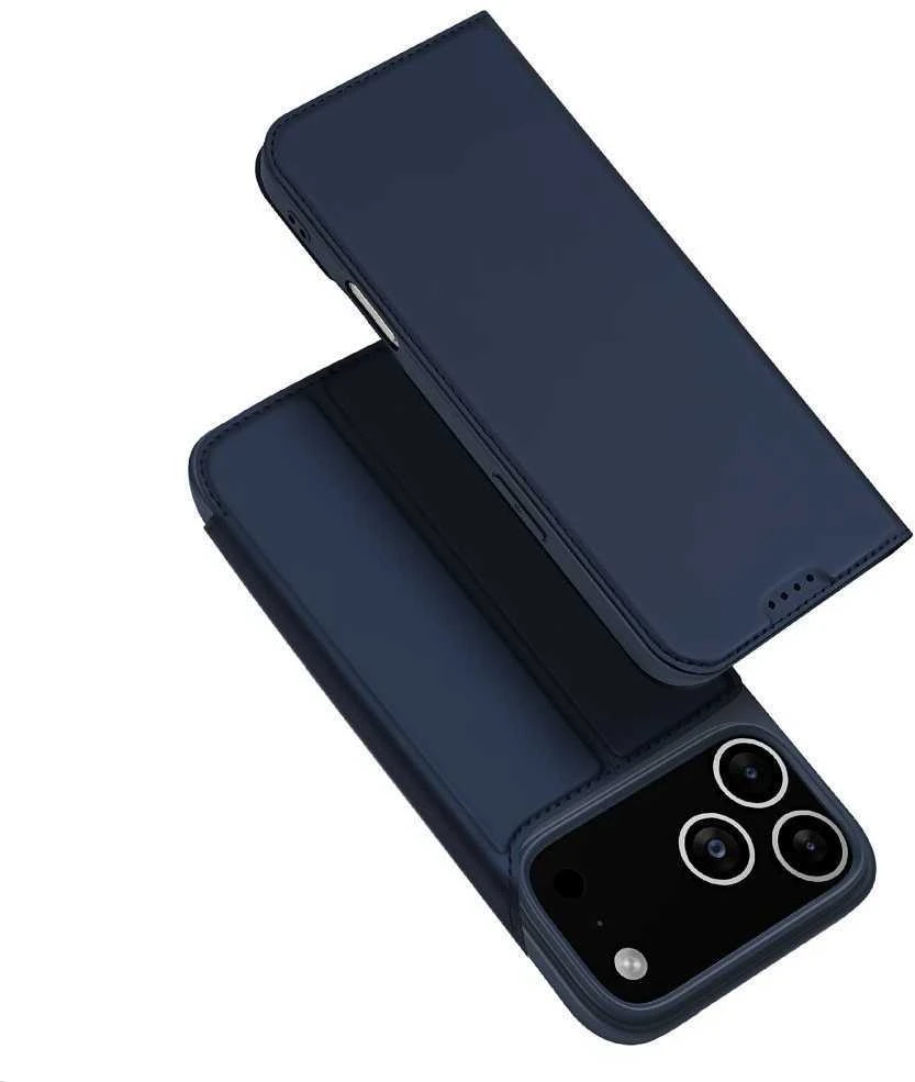 DUX DUCIS piniginės dėklas SKIN PRO, skirtas IPHONE 17 PRO, mėlynas