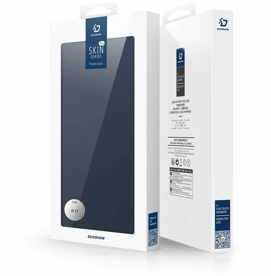 DUX DUCIS piniginės dėklas SKIN PRO, skirtas IPHONE 17, mėlynas