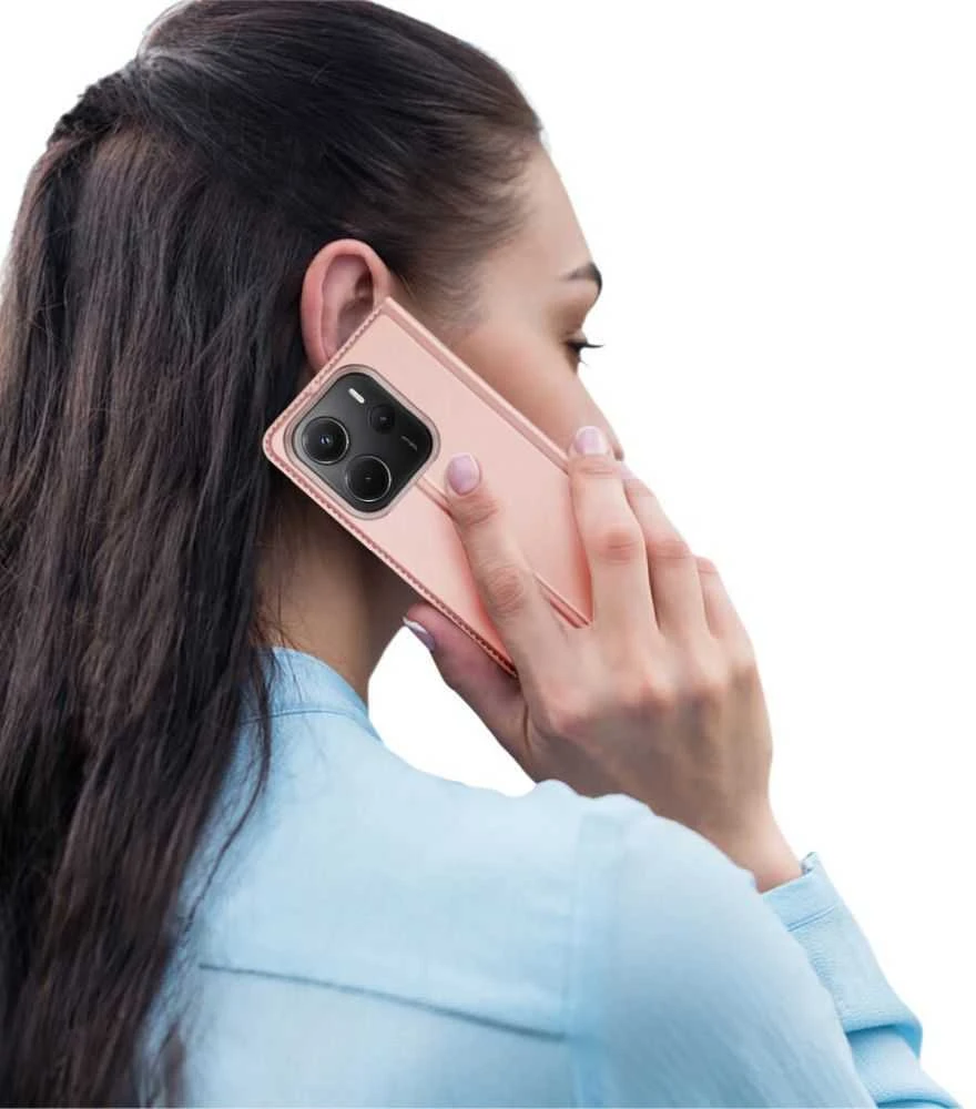 Dėklas Dux Ducis Skin Pro Xiaomi Redmi Note 14 4G rožinio aukso