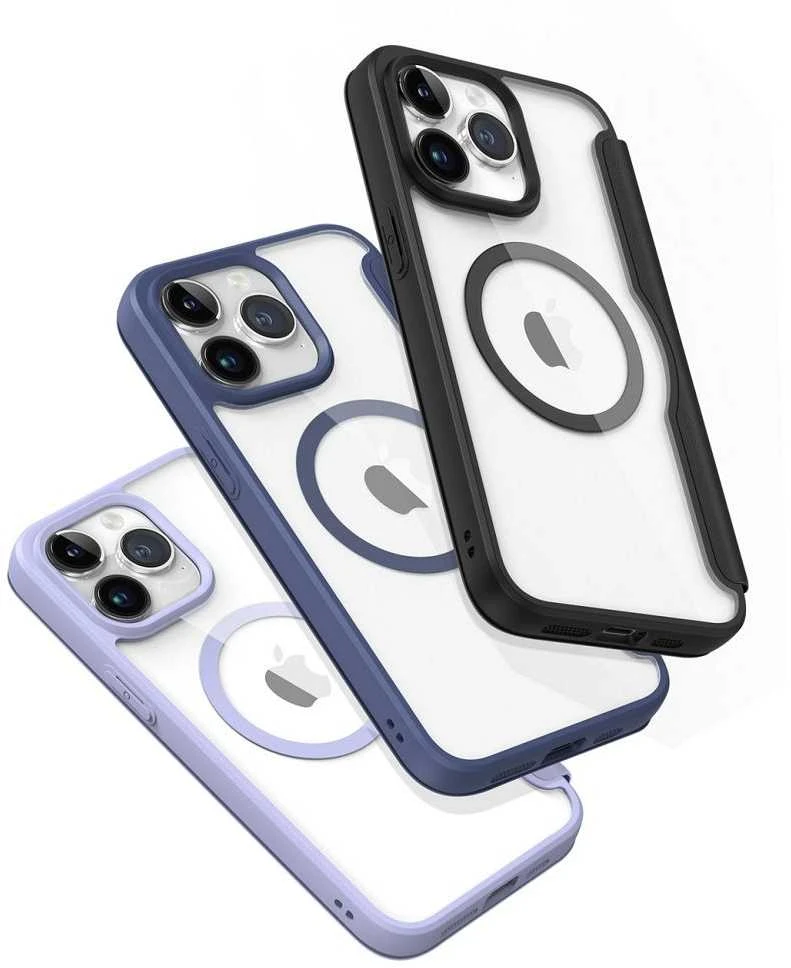 Dėklas Dux Ducis Skin X Pro Apple iPhone 15 Pro Max mėlynas