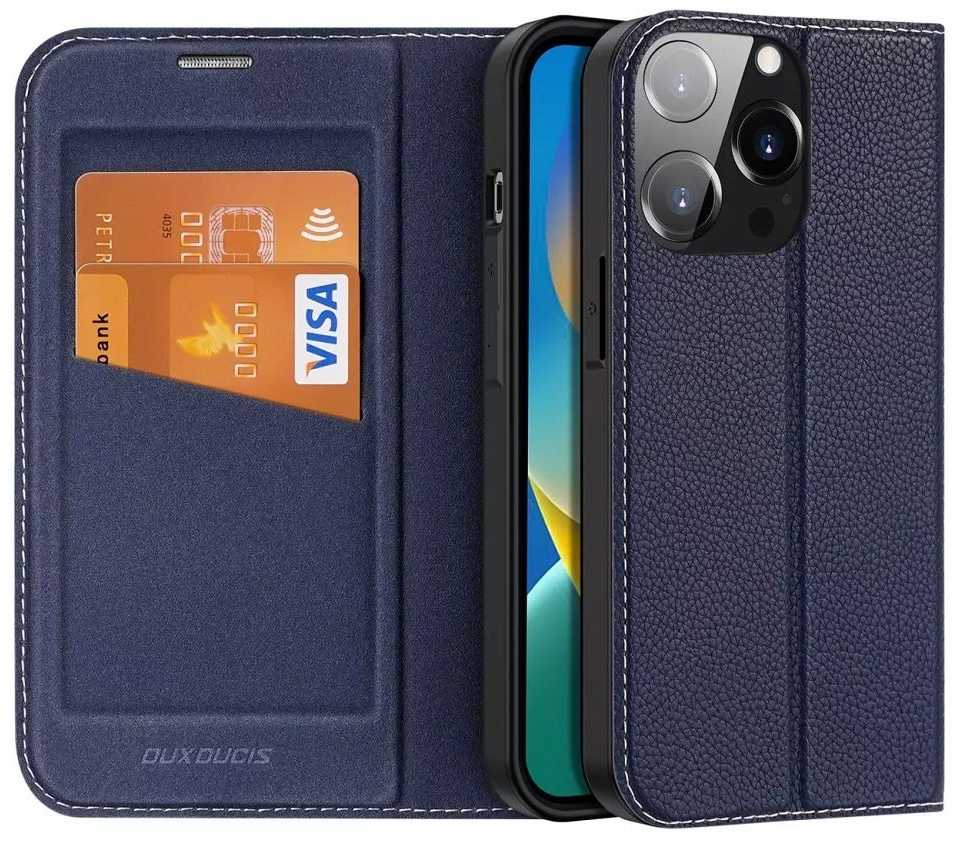 Dux Ducis Skin X2 dėklas skirtas iPhone 14 Pro, mėlynas