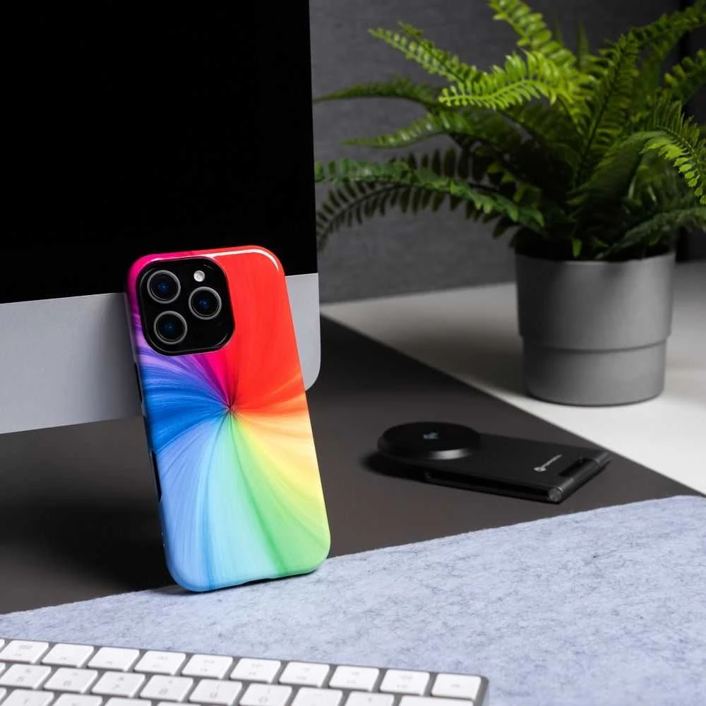 Lamel Brands Oem Dvigubo sluoksnio sublimacinis dėklas, suderinamas su „MagSafe“, skirtas „iPhone 16 PRO MAX“.