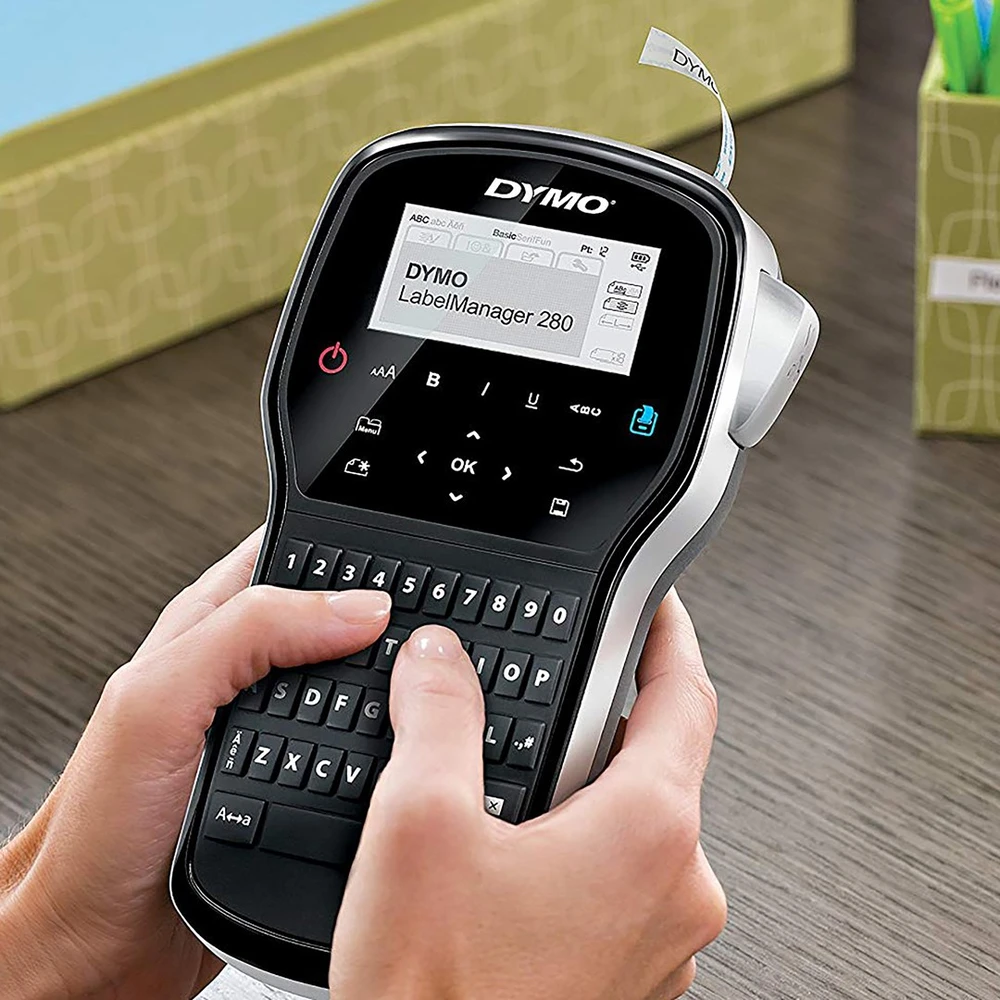 DYMO LabelManager 280 etikečių spausdintuvas Perkėlimas terminiu būdu D1 QWERTY