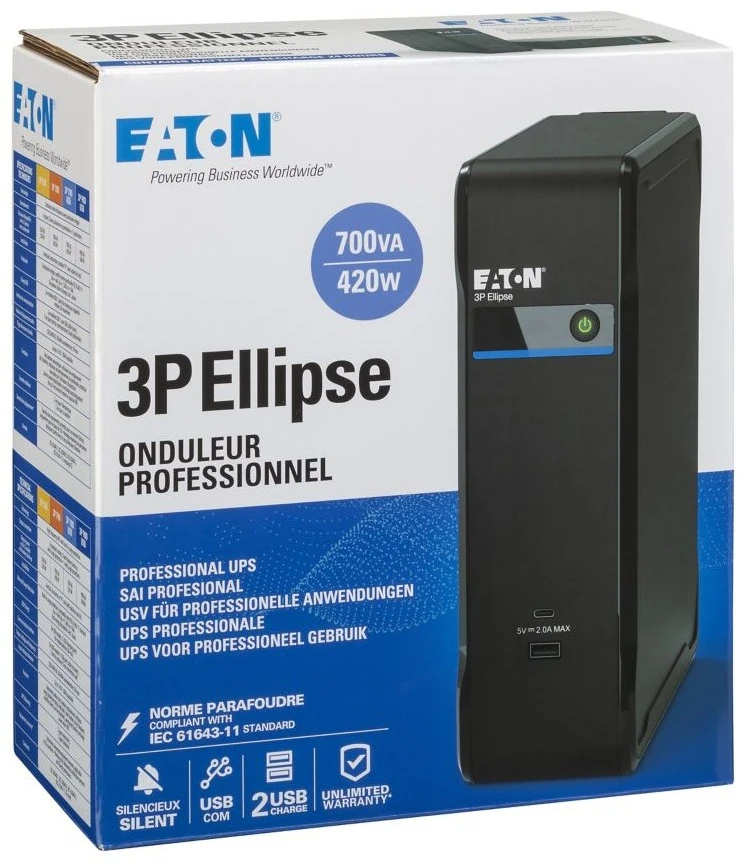 Eaton 3P Ellipse 700 USB IEC