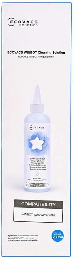 Ecovacs valymo skystis langų robotams, 230 ml