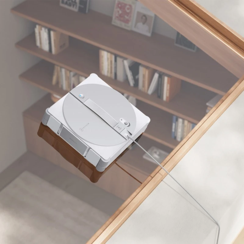 Langų valymo robotas Ecovacs WINBOT W3 OMNI, Baltas/sidabrinis