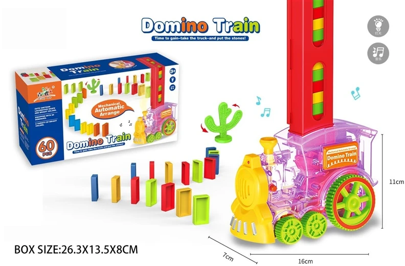 Nežinomas Edukacinis žaislas Domino Train 640500B