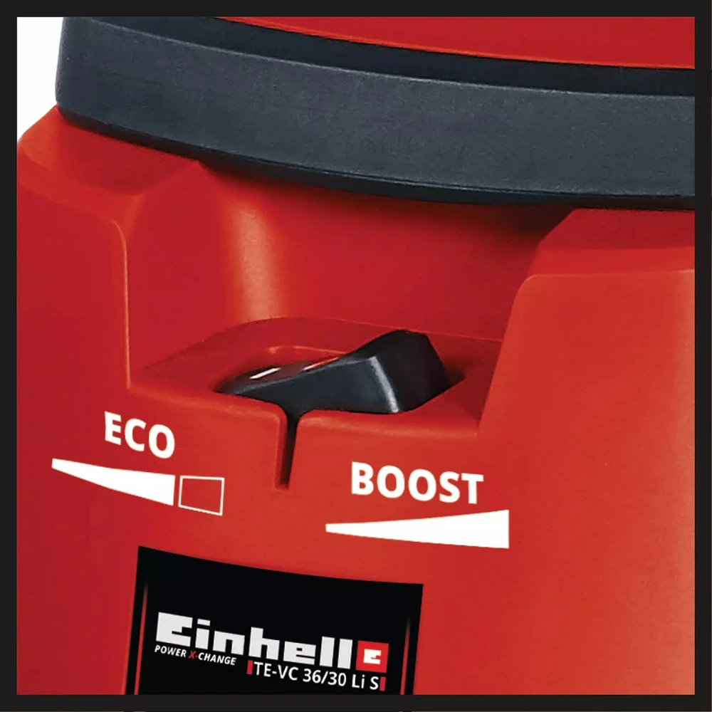 Akumuliatorinis dulkių siurblys Einhell TE-VC 36/30 Li S-Solo; 2x18 V (be akumuliatoriaus ir pakrovėjo)